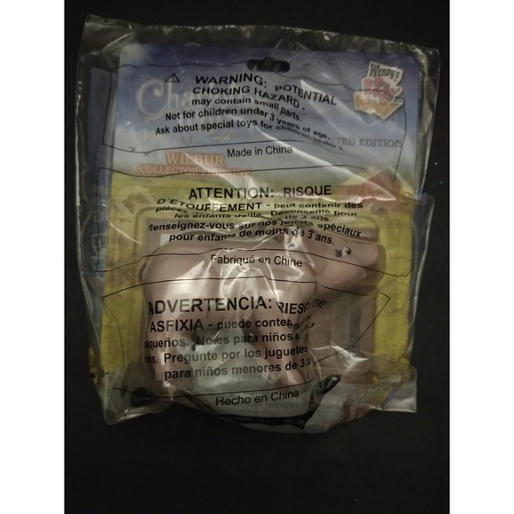 NIP Wendy's Toy Charlotte's Web Wilbur 2006 Collector Figurine - Picture 2 of 2